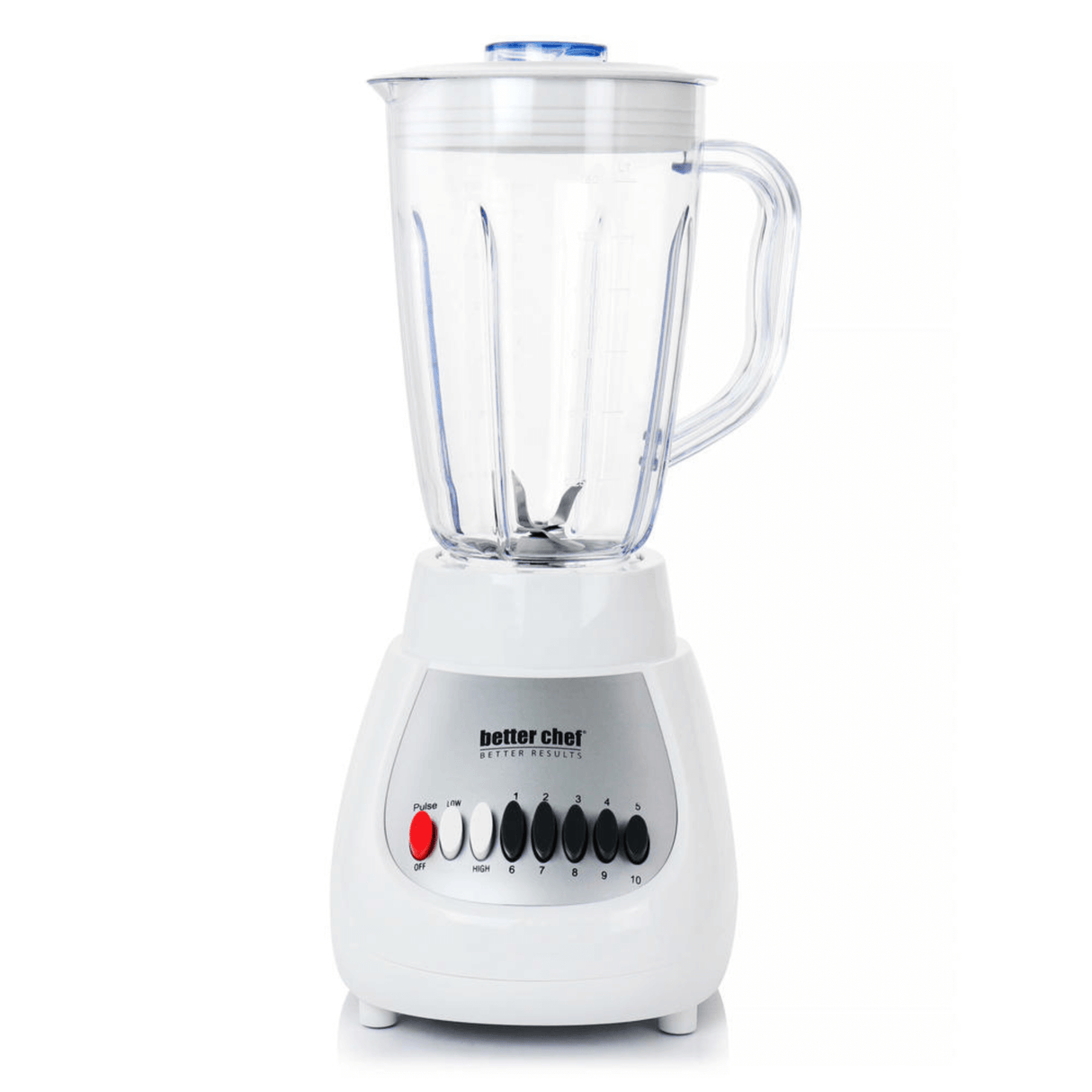 Better Chef Classic 10-Speed 6-Cup Plastic Jar Blender by Jupiter Gear Home