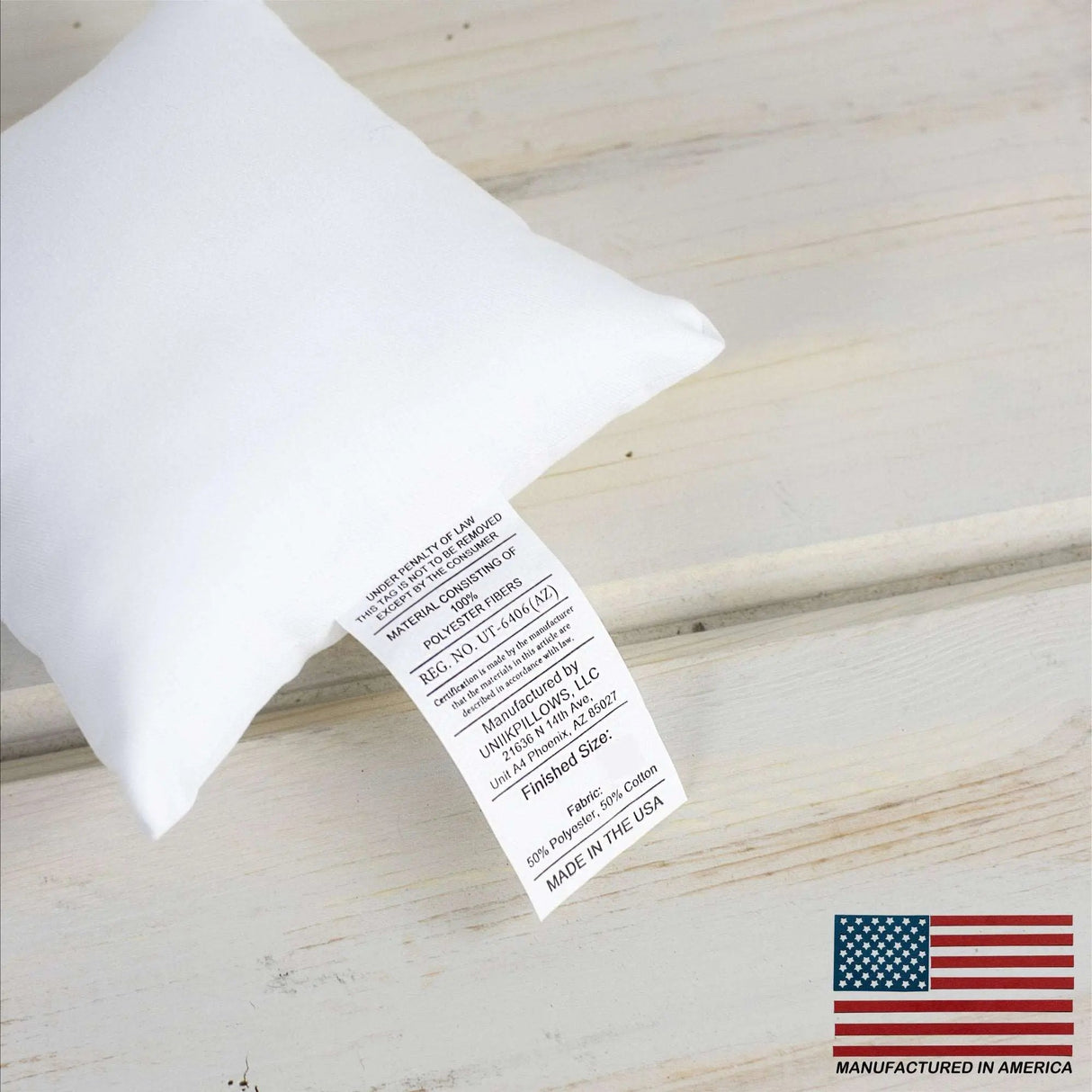 22x22 | Square Angel Hair Insert | Indoor Outdoor Down Alternative Hypoallergenic Pillow Insert | Quality Insert | Premium Insert by UniikPillows