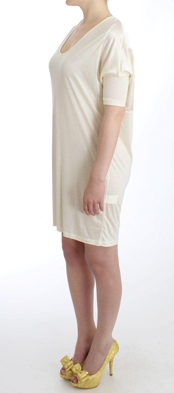 White modal tube dress by Faz