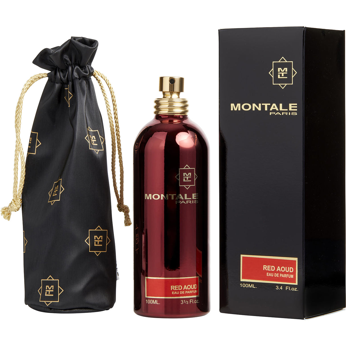 MONTALE PARIS RED AOUD by Montale - EAU DE PARFUM SPRAY 3.4 OZ - Unisex