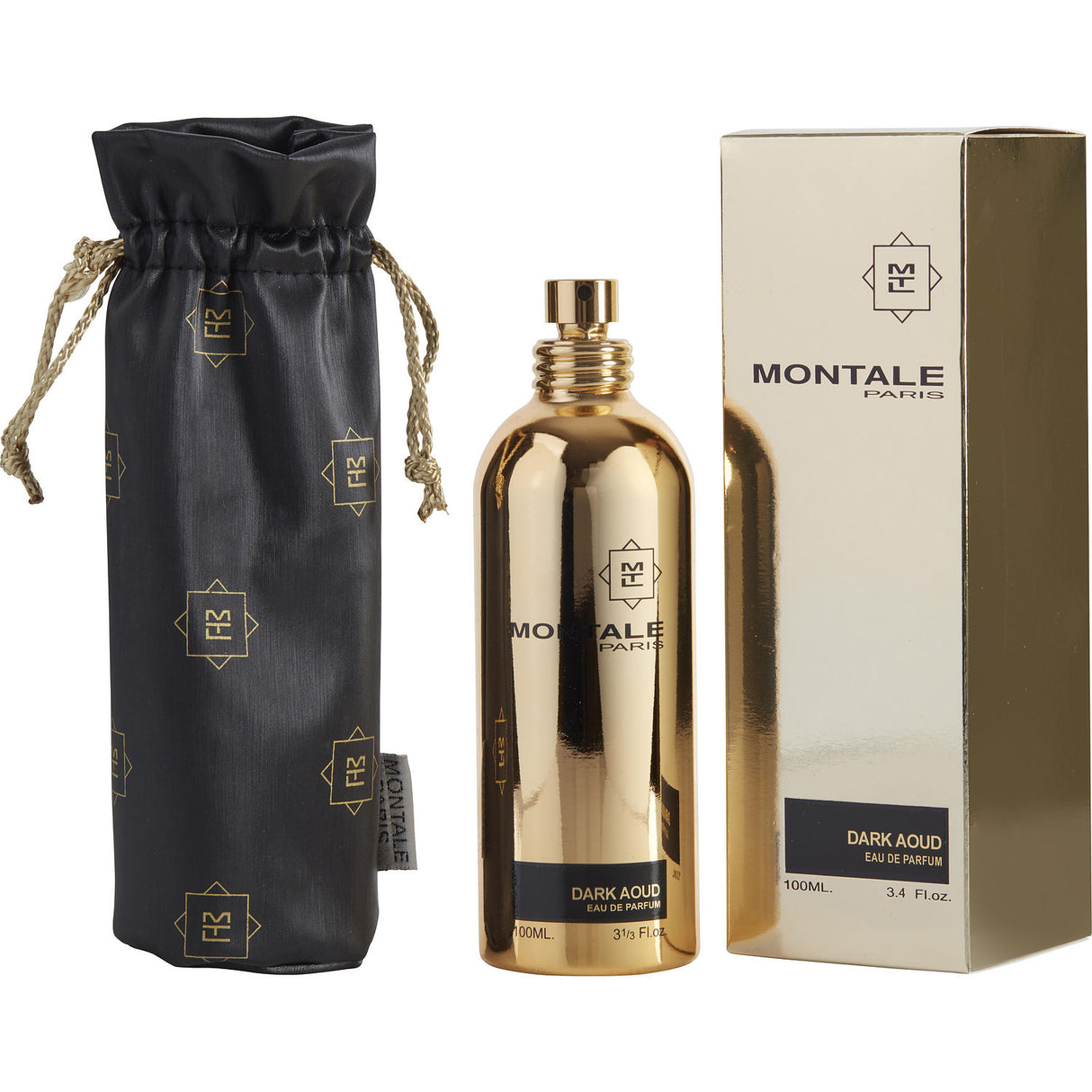 MONTALE PARIS DARK AOUD by Montale - EAU DE PARFUM SPRAY 3.4 OZ - Unisex