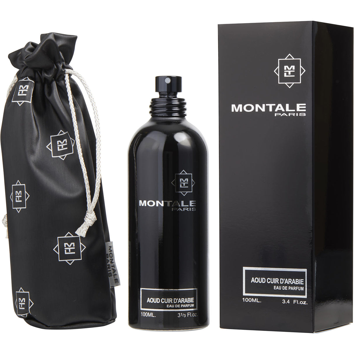 MONTALE PARIS AOUD CUIR D'ARABIE by Montale - EAU DE PARFUM SPRAY 3.4 OZ - Men