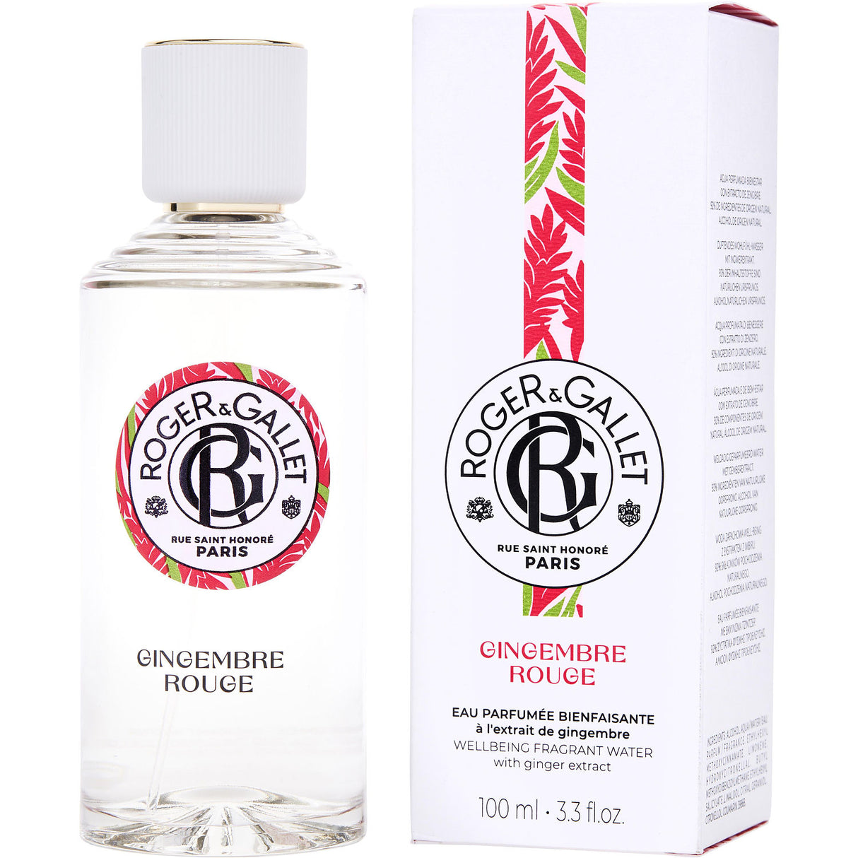 ROGER & GALLET GINGEMBRE ROUGE by Roger & Gallet - FRESH FRAGRANT WATER SPRAY 3.3 OZ - Women