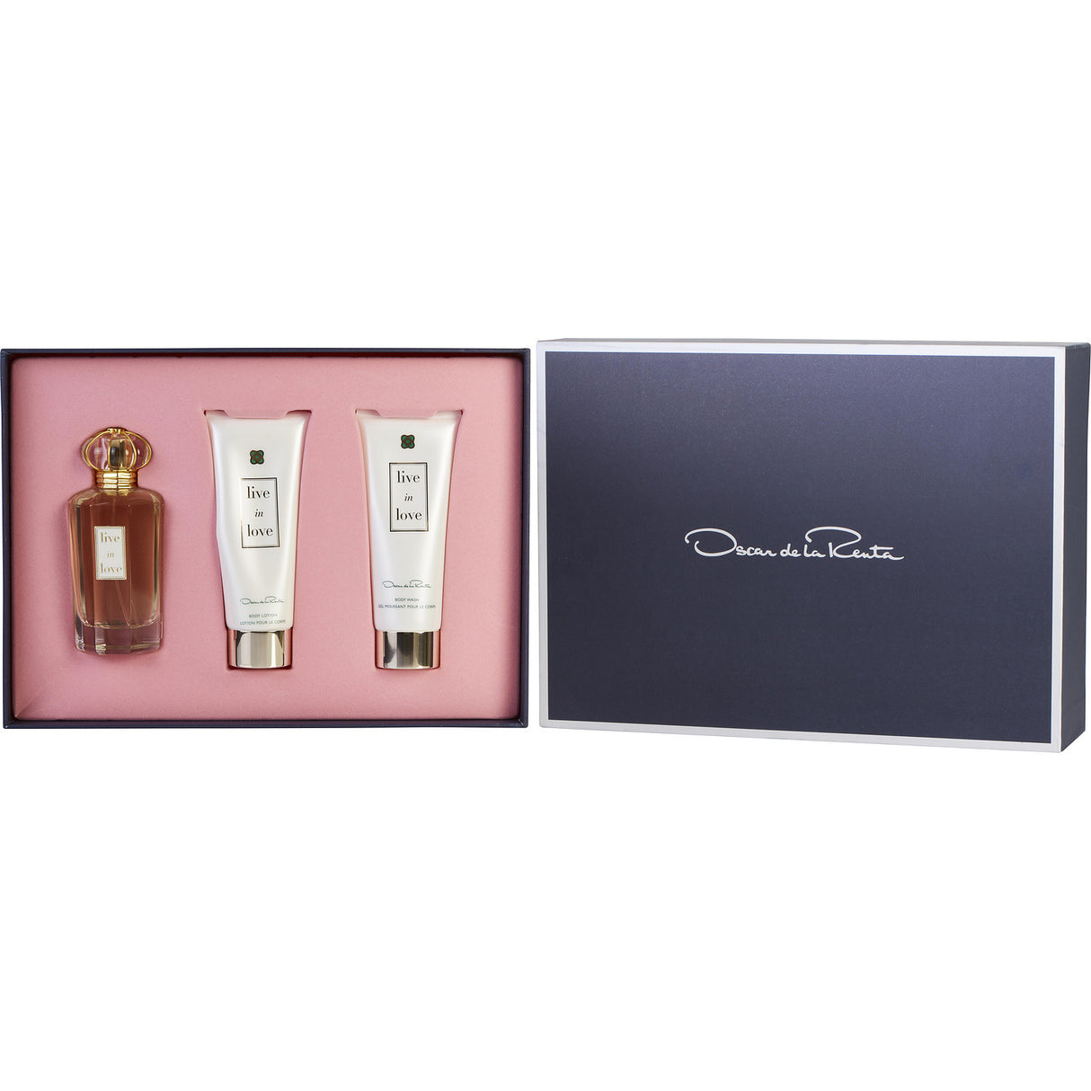 OSCAR DE LA RENTA LIVE IN LOVE by Oscar de la Renta - EAU DE PARFUM SPRAY 3.4 OZ & BODY LOTION 3.4 OZ & BODY WASH 3.4 OZ - Women