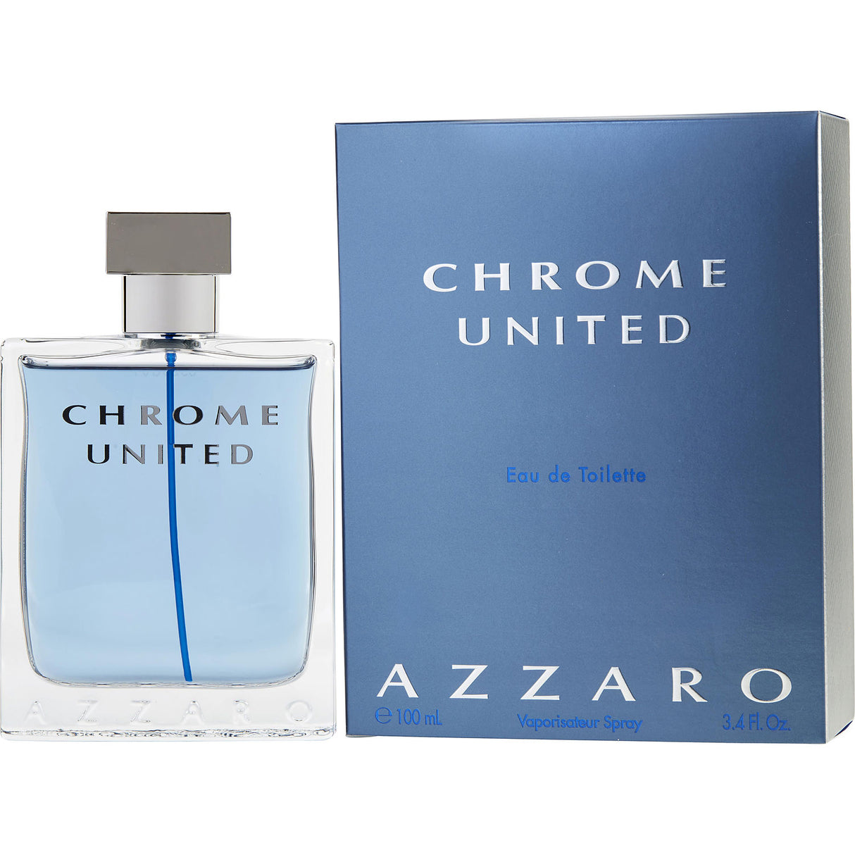 CHROME UNITED by Azzaro - EDT SPRAY 3.4 OZ - Men