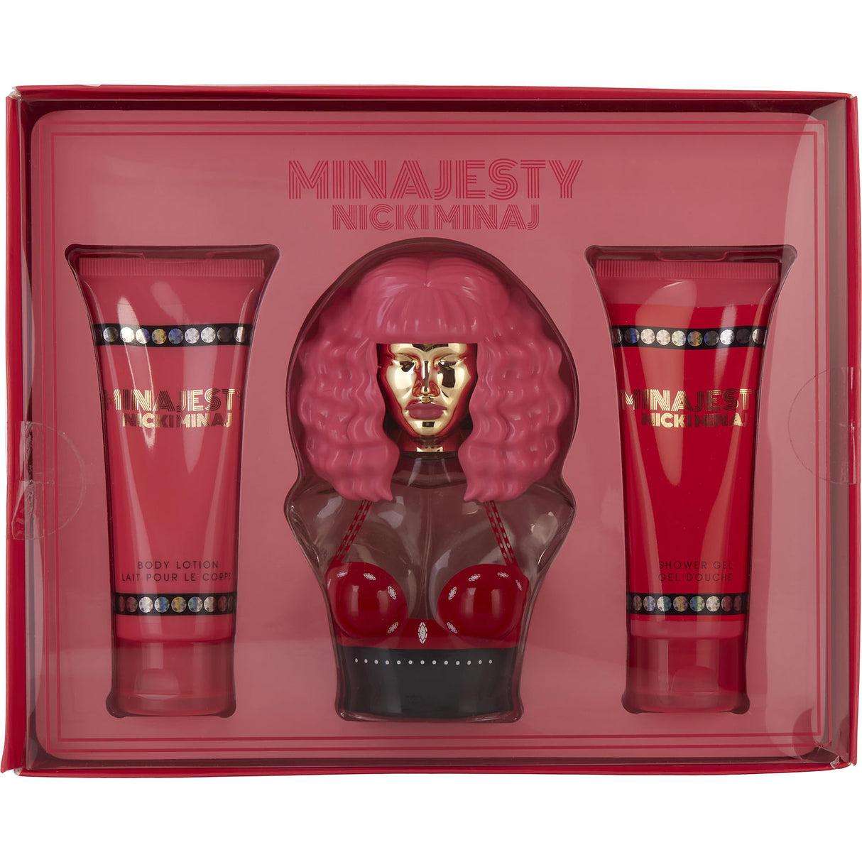 NICKI MINAJ MINAJESTY by Nicki Minaj - EAU DE PARFUM SPRAY 3.4 OZ & BODY LOTION 3.4 OZ & SHOWER GEL 3.4 OZ - Women