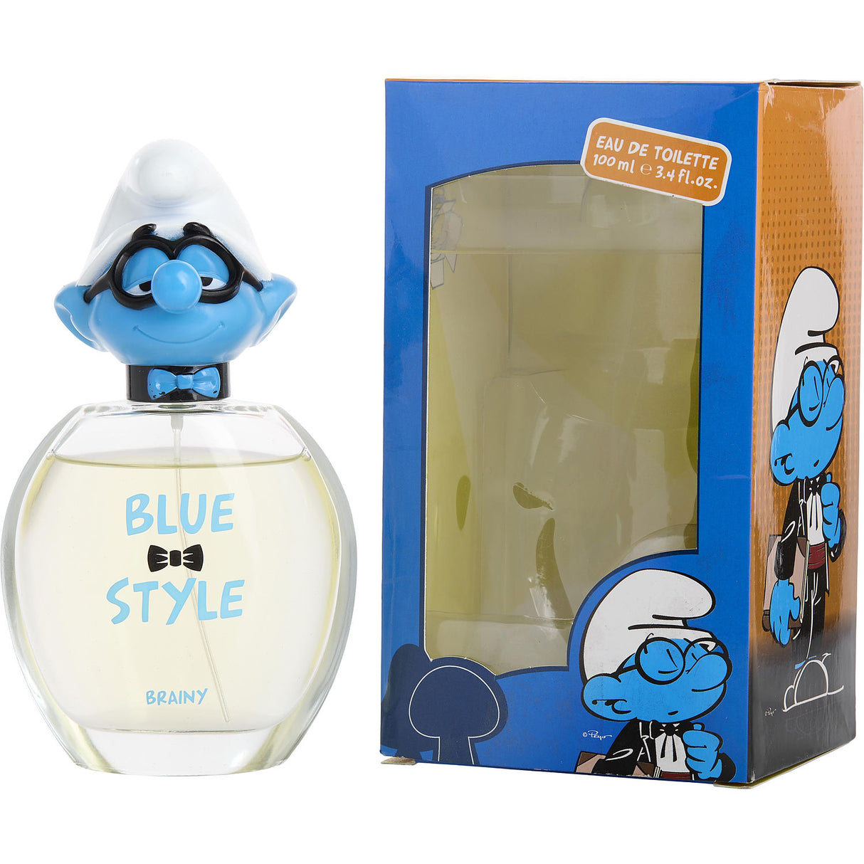 SMURFS 3D by First American Brands - BRAINY SMURF EDT SPRAY 3.4 OZ (BLUE STYLE) - Unisex