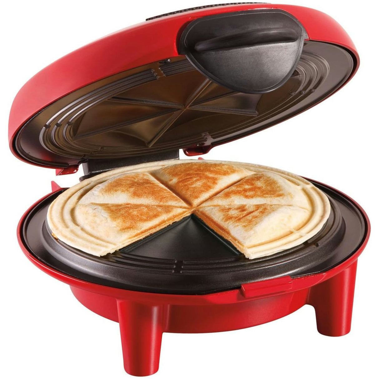 Hamilton Beach Quesadilla Maker With Non-Stick Cooking Surface - Red