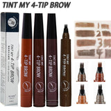 4-TIP Waterproof BROW Liquid Eyebrow Pencil by Js House