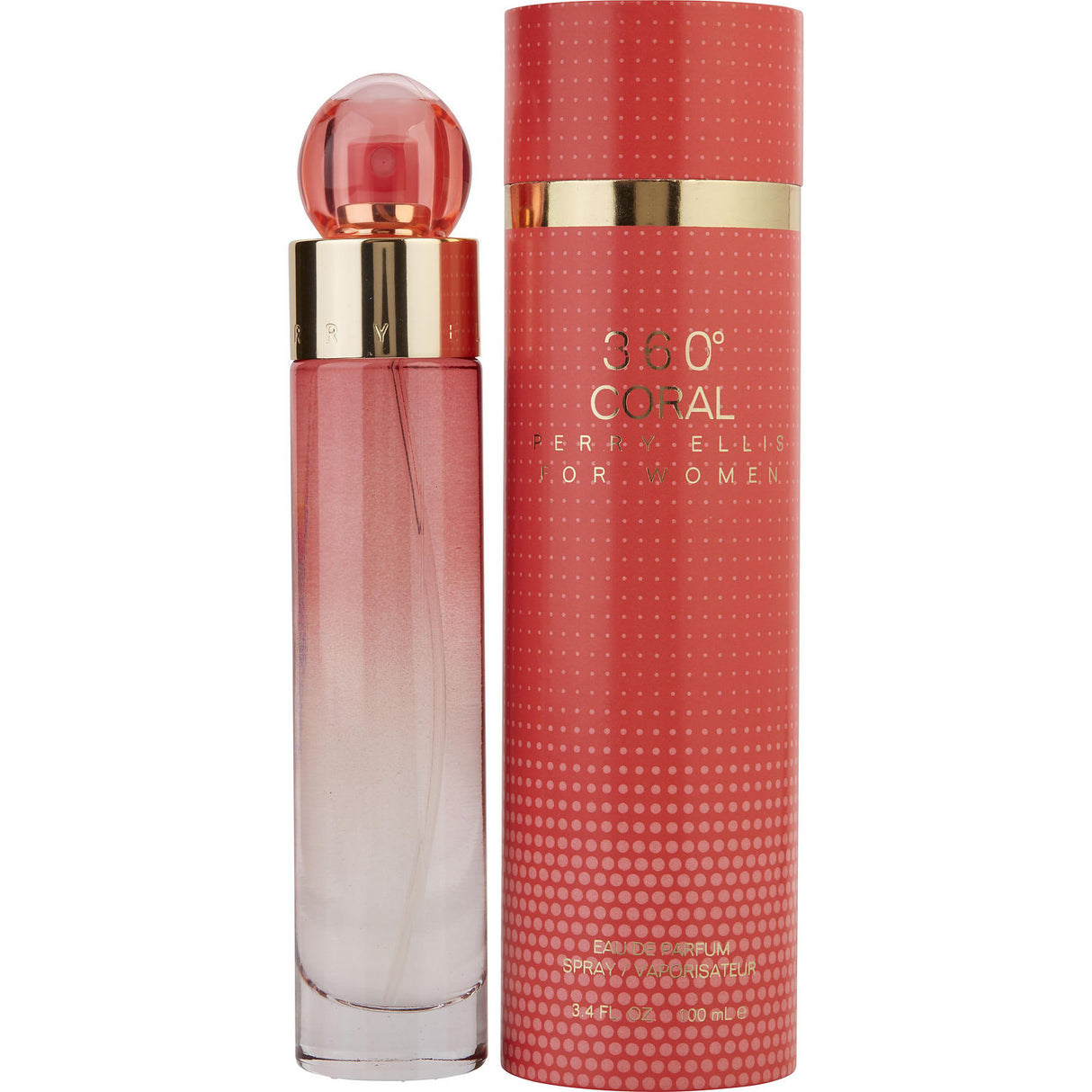 PERRY ELLIS 360 CORAL by Perry Ellis - EAU DE PARFUM SPRAY 3.4 OZ - Women