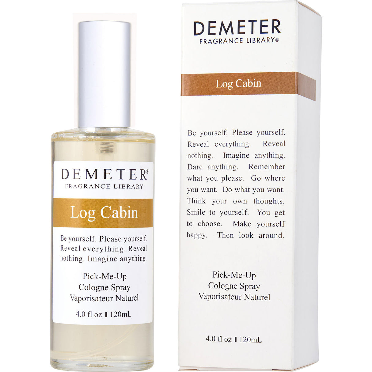 DEMETER LOG CABIN by Demeter - COLOGNE SPRAY 4 OZ - Unisex