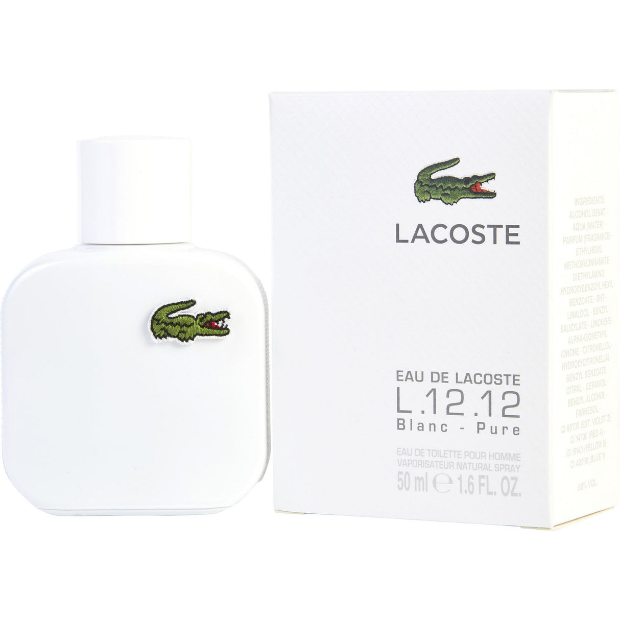 LACOSTE L.12.12 BLANC by Lacoste - EDT SPRAY 1.6 OZ - Men