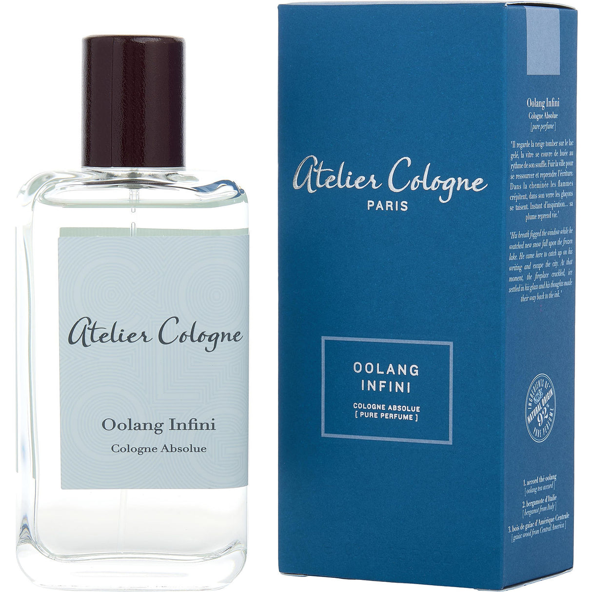 ATELIER COLOGNE OOLANG INFINI by Atelier Cologne - COLOGNE ABSOLUE PURE PERFUME 3.3 OZ WITH REMOVABLE SPRAY PUMP - Unisex