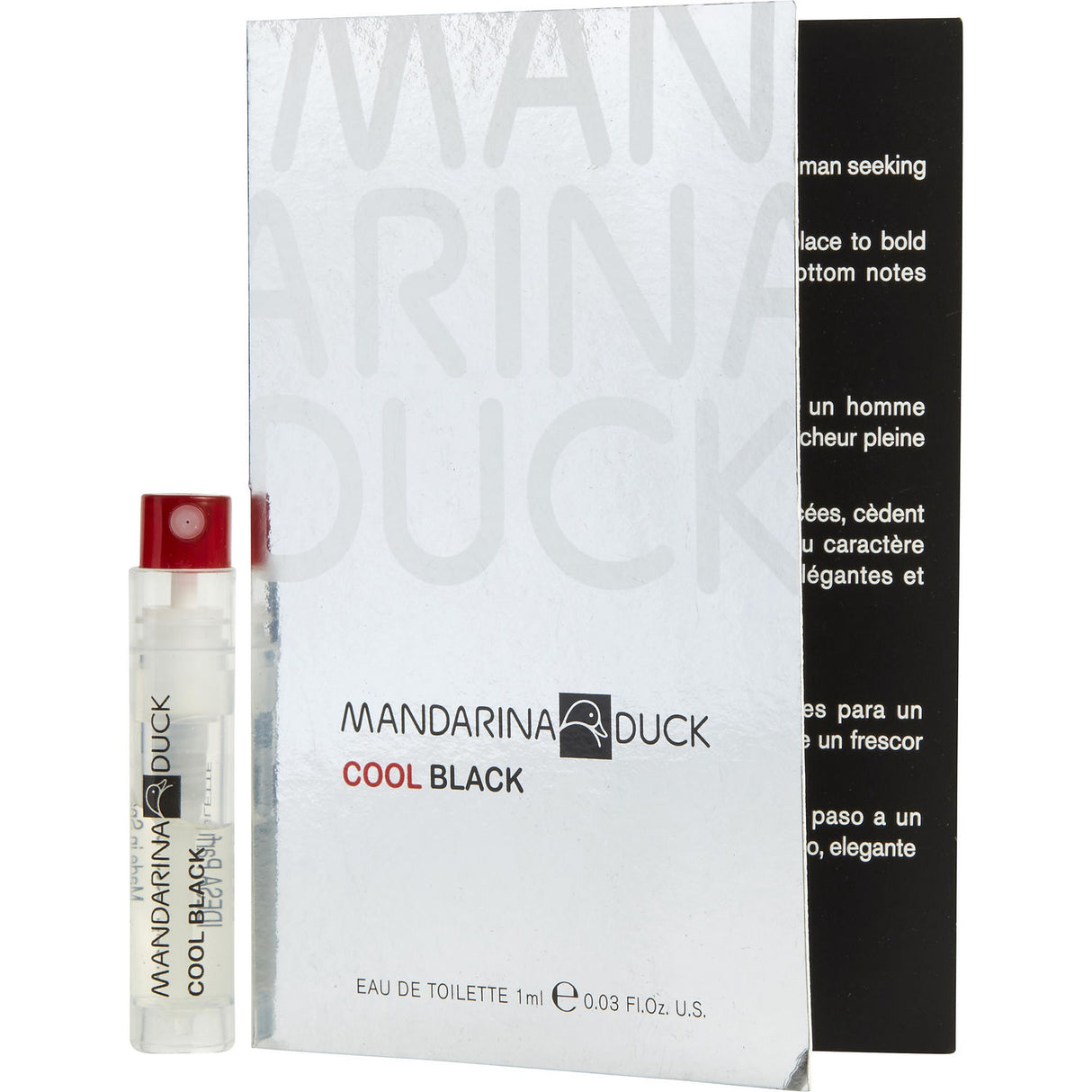 MANDARINA DUCK COOL BLACK by Mandarina Duck - EDT SPRAY VIAL ON CARD - Men