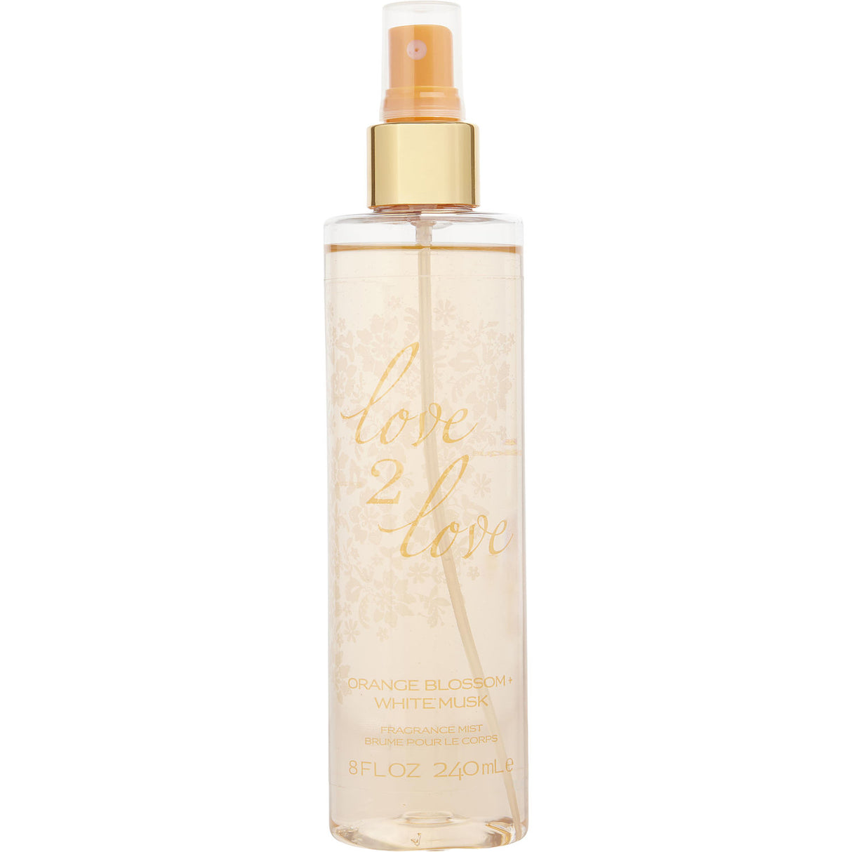 LOVE 2 LOVE by Love 2 Love - ORANGE BLOSSOM & WHITE MUSK FRAGRANCE MIST SPRAY 8 OZ - Women