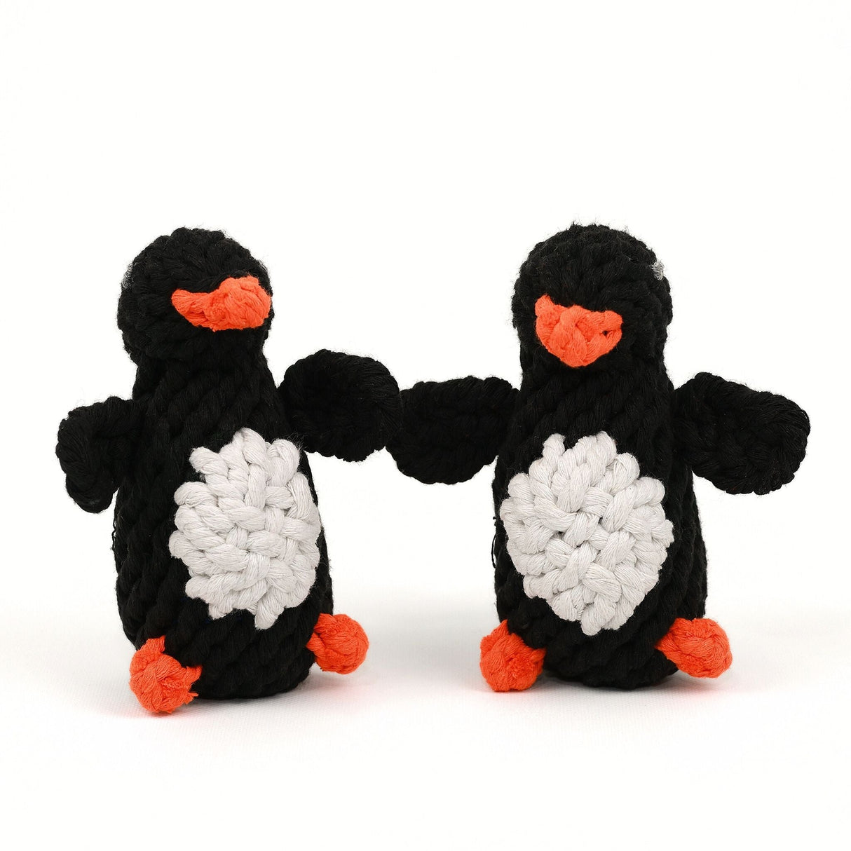 Kaixin the Penguin Rope Toy by Knotty Pawz