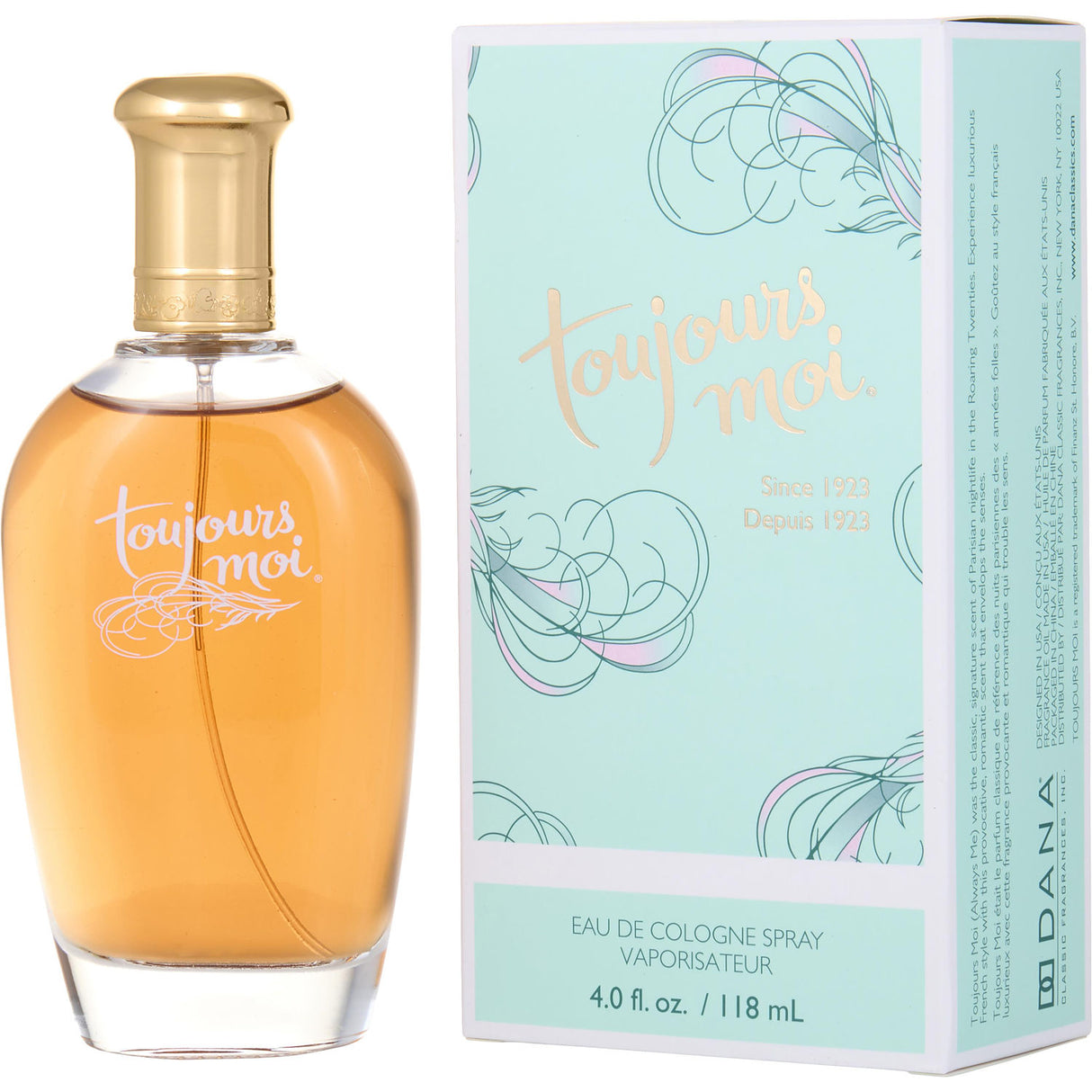 TOUJOURS MOI by Dana - EAU DE COLOGNE SPRAY 4 OZ - Women