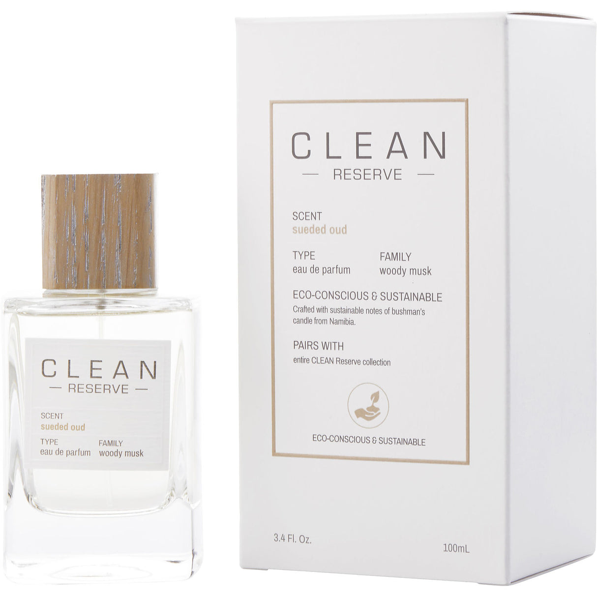 CLEAN RESERVE SUEDED OUD by Clean - EAU DE PARFUM SPRAY 3.4 OZ - Women