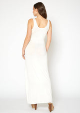 Women's Sleeveless Scoop Neck Maxi Dress by Shop at Konus