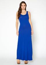 Women's Sleeveless Scoop Neck Maxi Dress by Shop at Konus