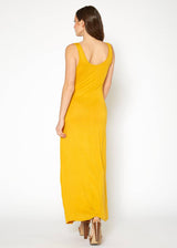 Women's Sleeveless Scoop Neck Maxi Dress by Shop at Konus