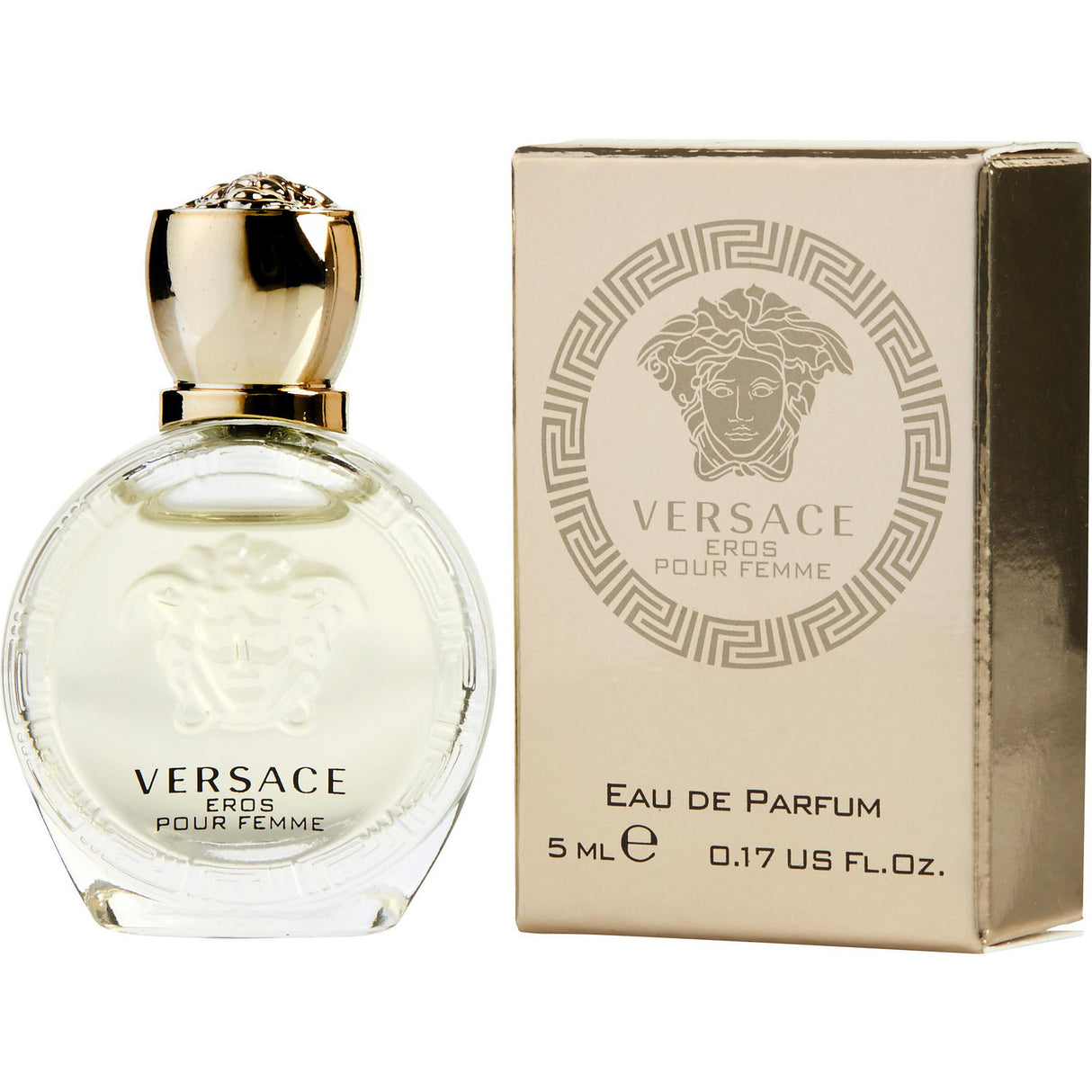 VERSACE EROS POUR FEMME by Gianni Versace - EAU DE PARFUM 0.17 OZ MINI - Women