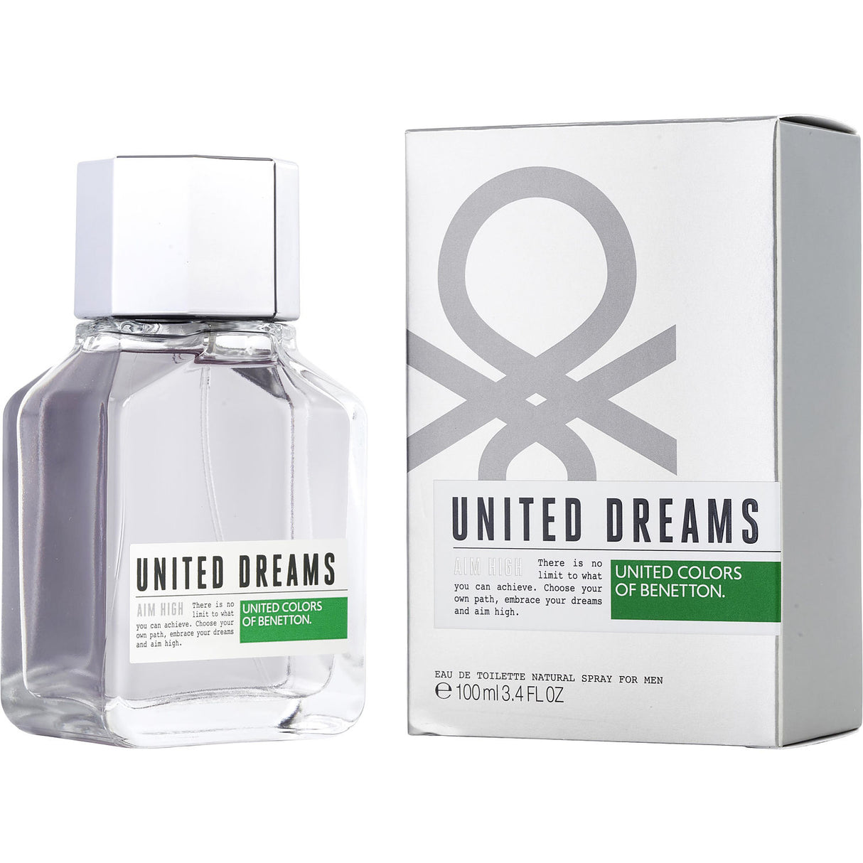 BENETTON UNITED DREAMS AIM HIGH by Benetton - EDT SPRAY 3.4 OZ - Men