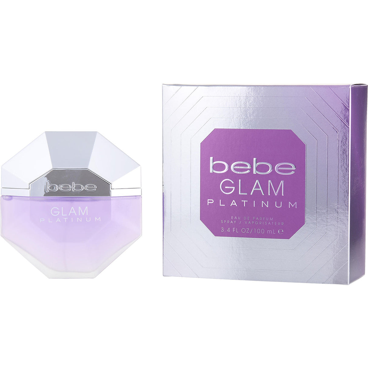 BEBE GLAM PLATINUM by Bebe - EAU DE PARFUM SPRAY 3.4 OZ - Women