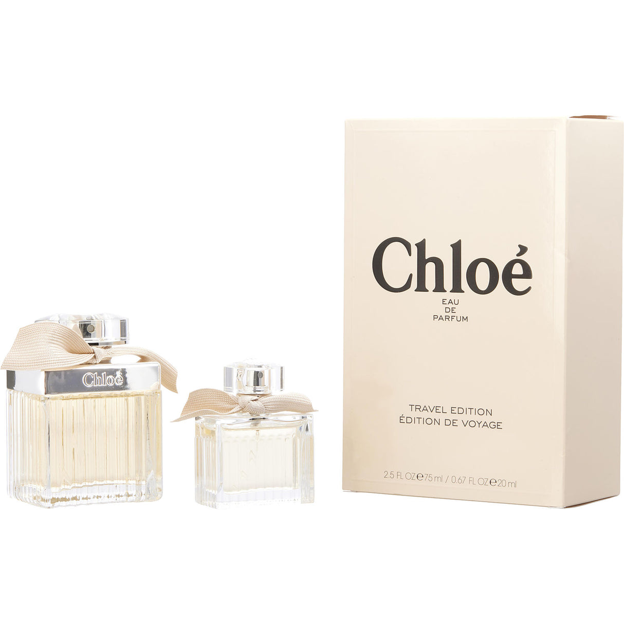 CHLOE by Chloe - EAU DE PARFUM SPRAY 2.5 OZ & EAU DE PARFUM SPRAY 0.67 OZ (TRAVEL OFFER) - Women