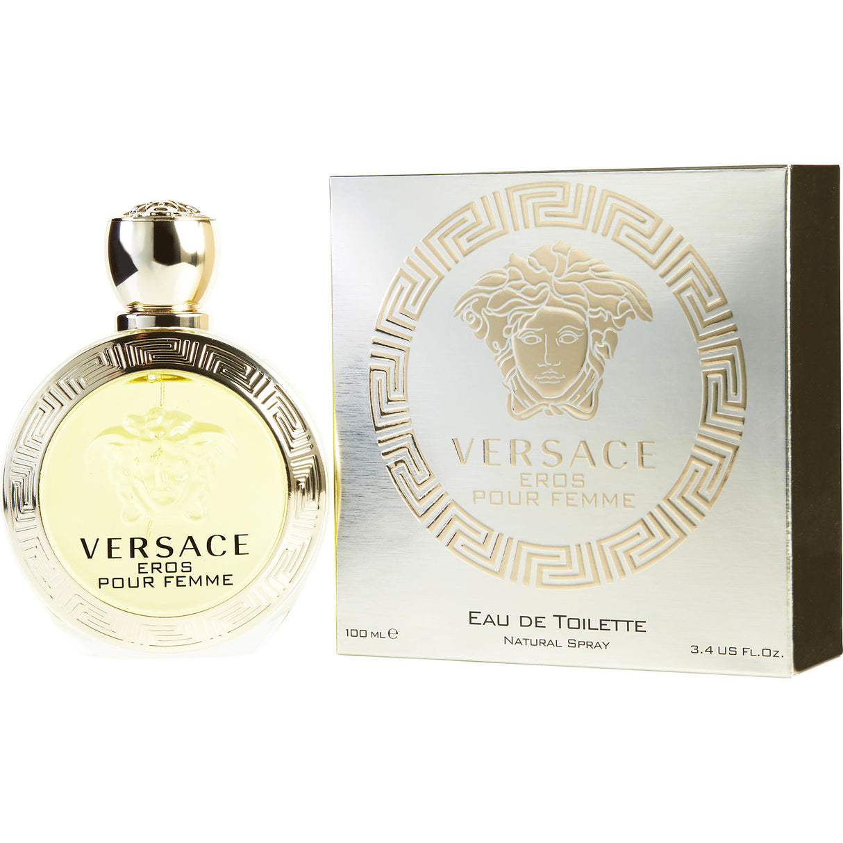 VERSACE EROS POUR FEMME by Gianni Versace - EDT SPRAY 3.4 OZ - Women