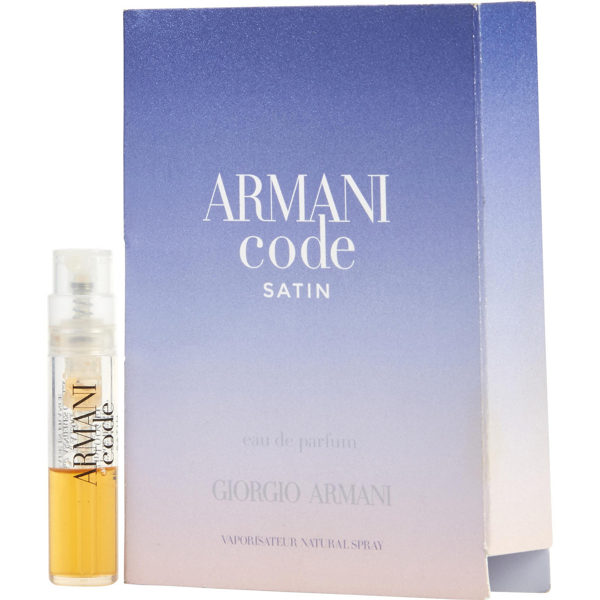 ARMANI CODE by Giorgio Armani - EAU DE PARFUM SPRAY VIAL ON CARD (SATIN EDITION PACKAGING) - Women