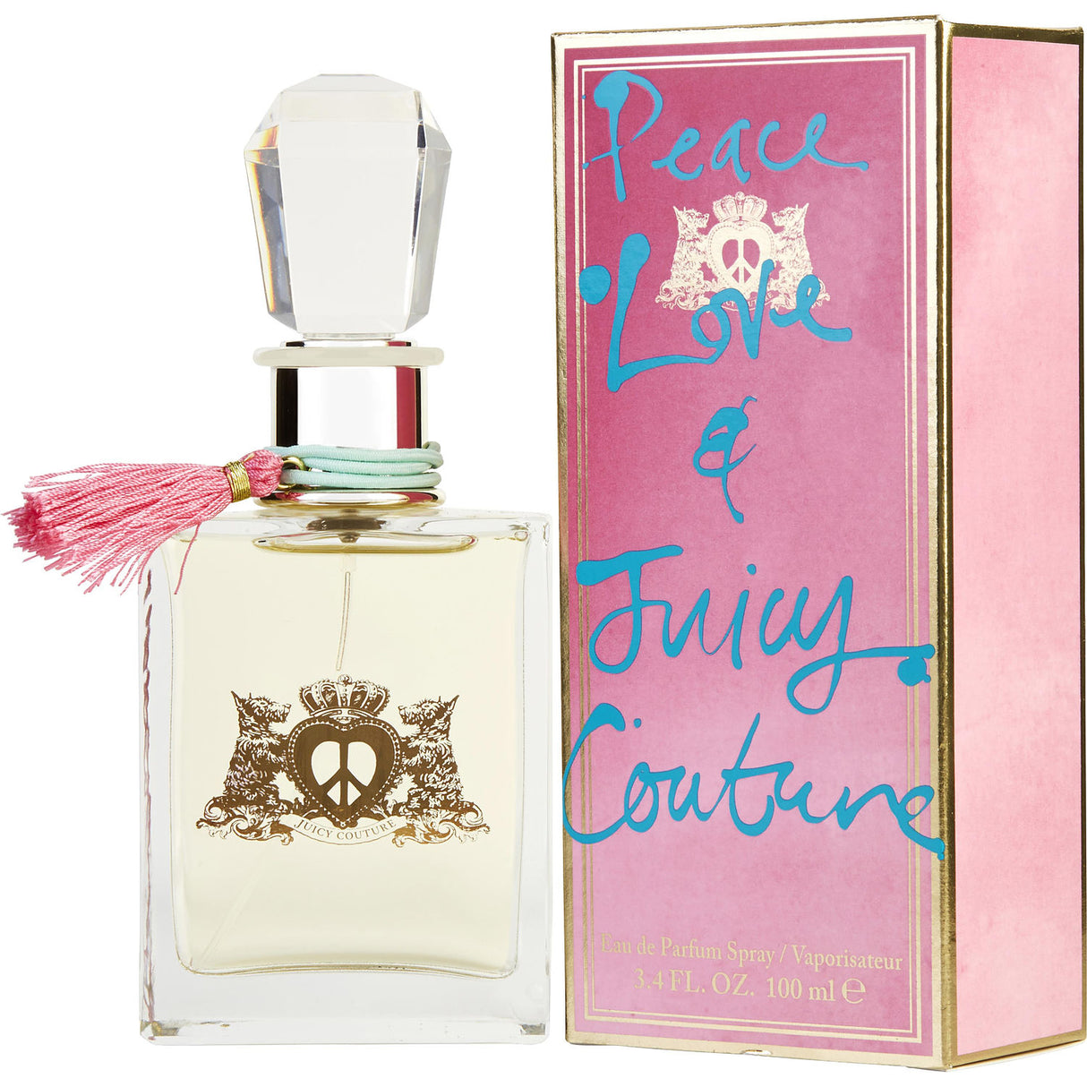 PEACE LOVE & JUICY COUTURE by Juicy Couture - EAU DE PARFUM SPRAY 3.4 OZ (NEW PACKAGING) - Women