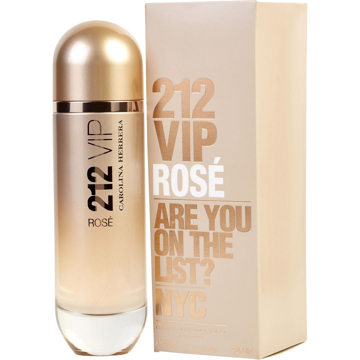 212 VIP ROSE by Carolina Herrera - EAU DE PARFUM SPRAY 4.2 OZ - Women