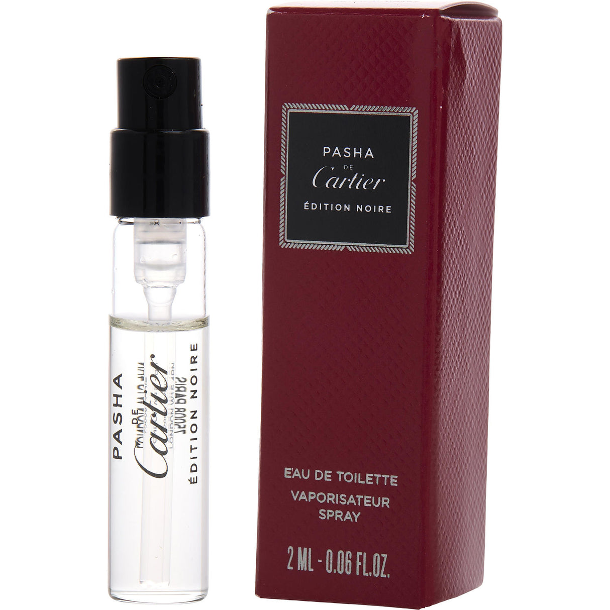 PASHA DE CARTIER EDITION NOIRE by Cartier - EDT SPRAY VIAL - Men