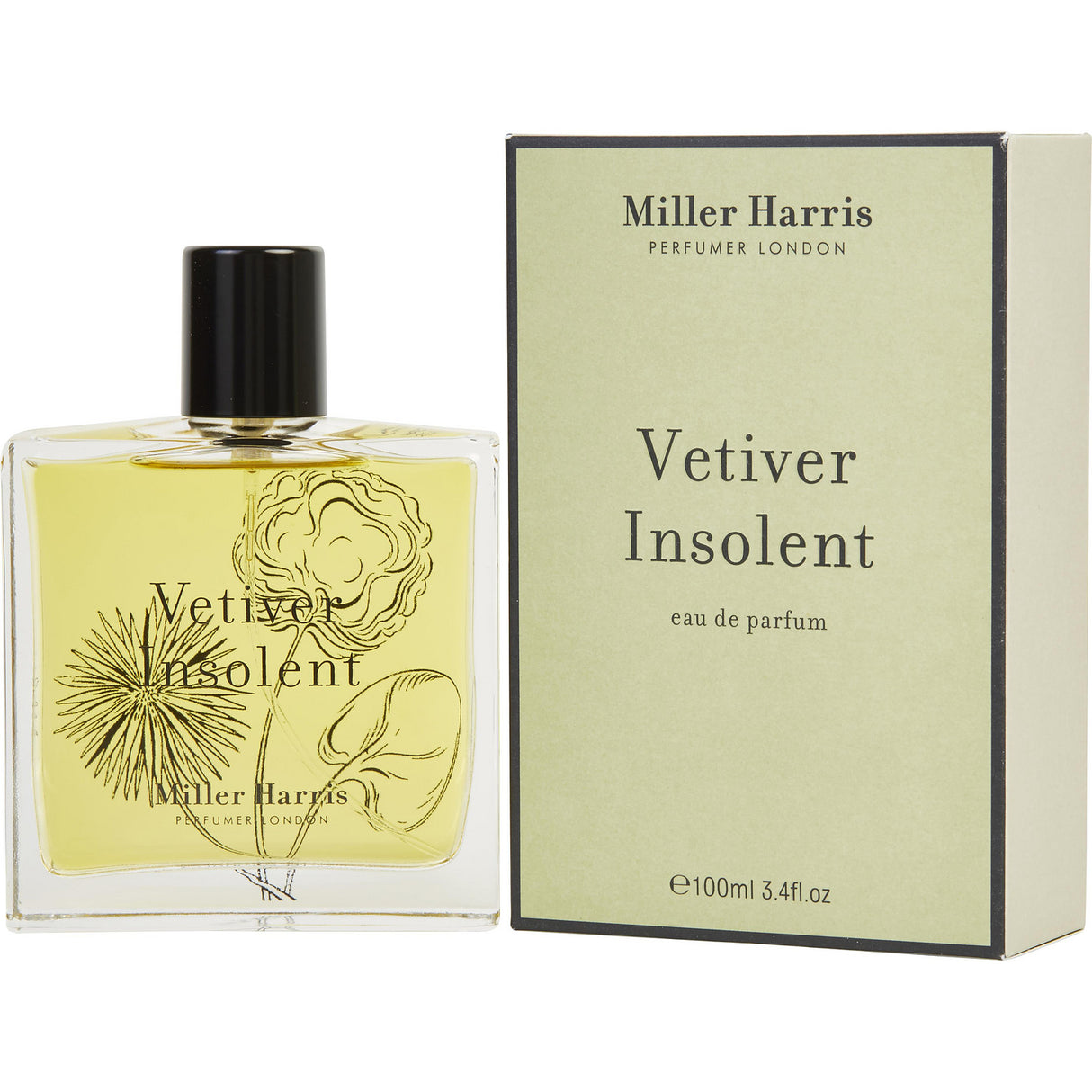 VETIVER INSOLENT by Miller Harris - EAU DE PARFUM SPRAY 3.4 OZ - Women