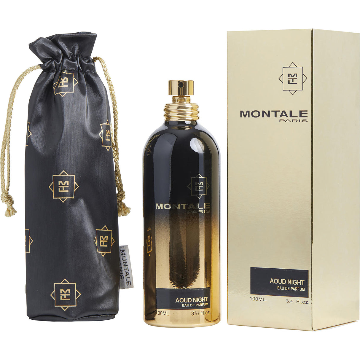 MONTALE PARIS AOUD NIGHT by Montale - EAU DE PARFUM SPRAY 3.4 OZ - Unisex