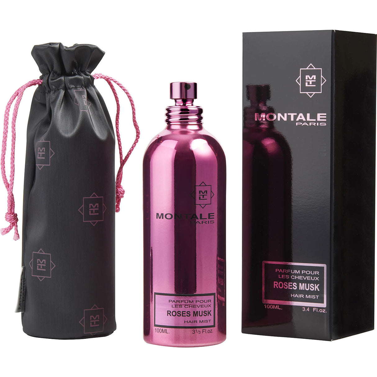 MONTALE PARIS ROSES MUSK by Montale - PARFUM HAIR MIST 3.4 OZ - Women