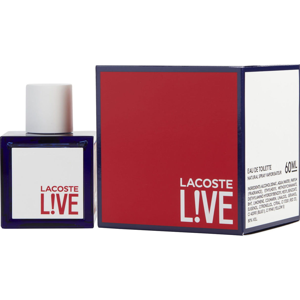 LACOSTE LIVE by Lacoste - EDT SPRAY 2 OZ - Men