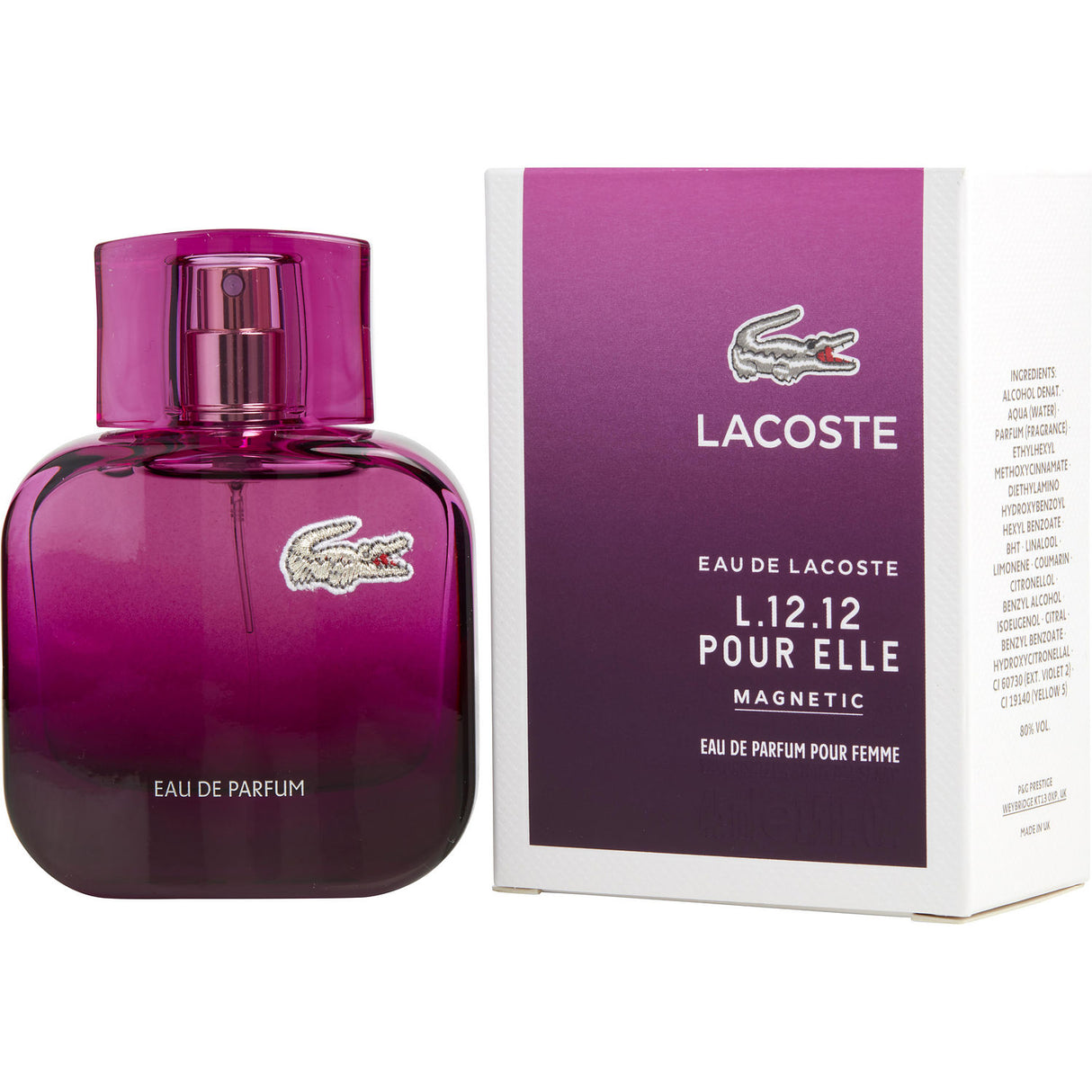 LACOSTE EAU DE LACOSTE L.12.12 POUR ELLE MAGNETIC by Lacoste - EAU DE PARFUM SPRAY 1.5 OZ - Women