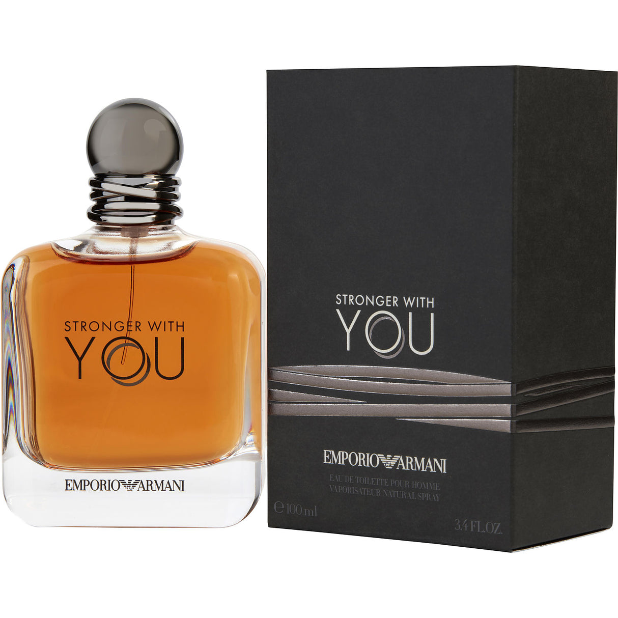 EMPORIO ARMANI STRONGER WITH YOU by Giorgio Armani - EDT SPRAY 3.4 OZ - Men