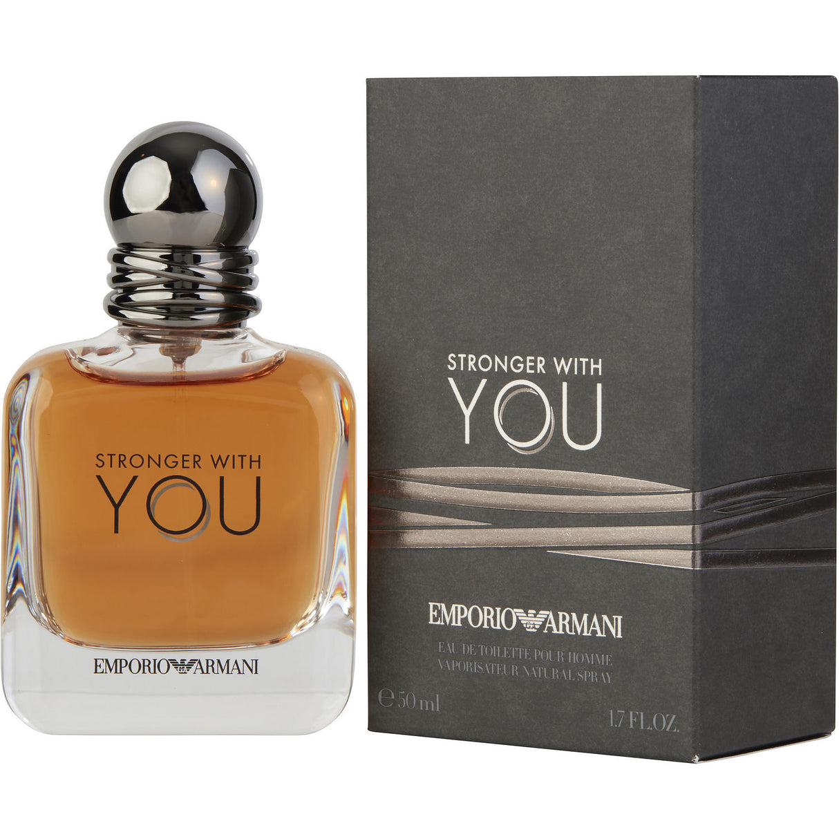 EMPORIO ARMANI STRONGER WITH YOU by Giorgio Armani - EDT SPRAY 1.7 OZ - Men