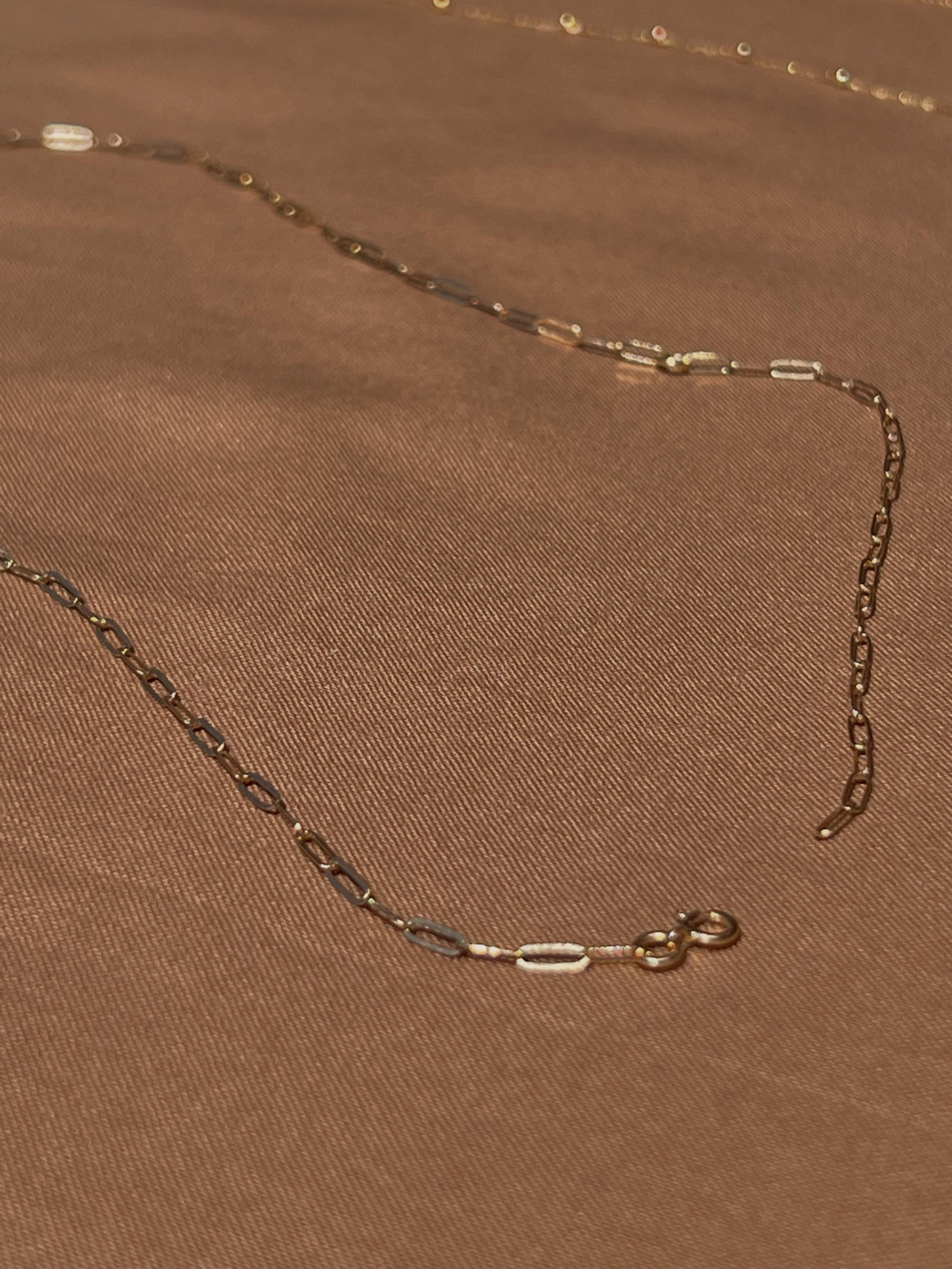 14k Yellow Gold Link Necklace by Toasted Jewelry