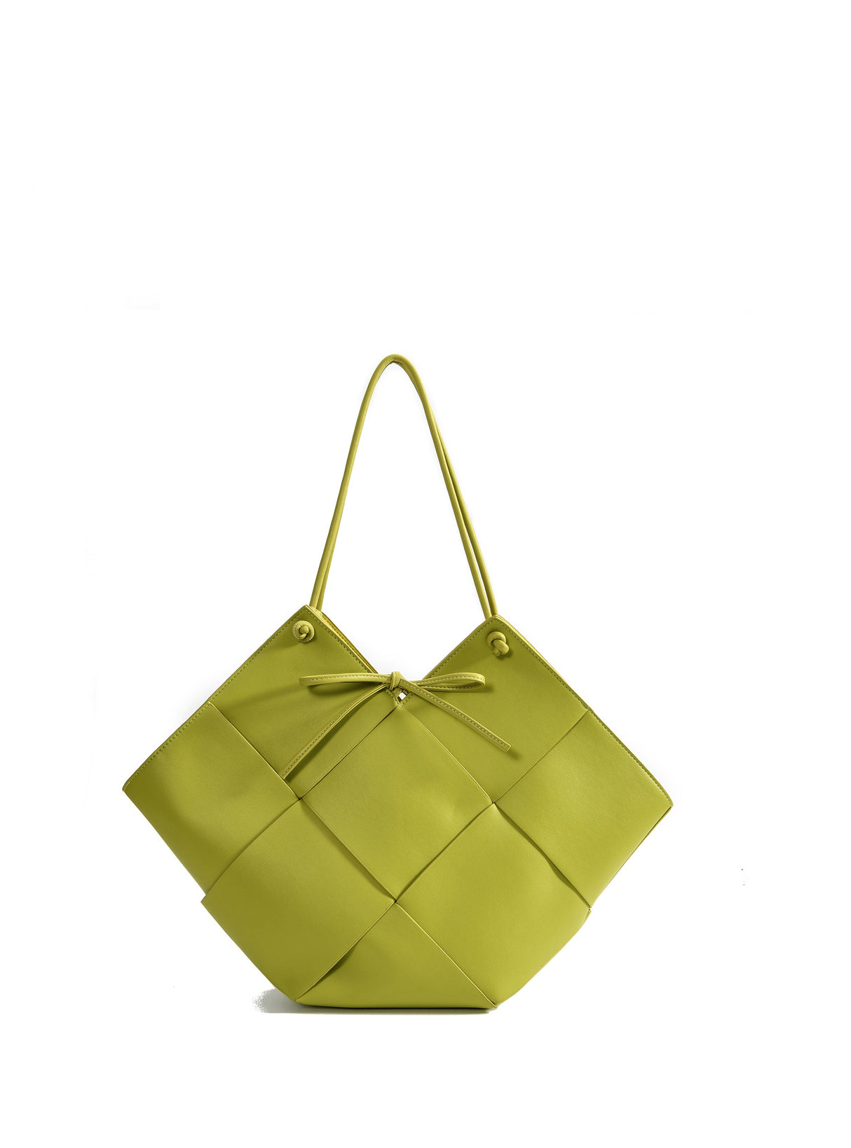 Taylor Contexture Leather Bag, Kiwi Green by Bob Oré