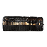 Sculptor 32 Piece High Quality Wooden Makeup Brush Set by VistaShops