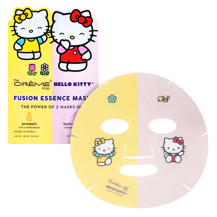 Hello Kitty & Mimi | Pineapple & Hyaluronic Acid Fusion Sheet Mask by Innogoodshop