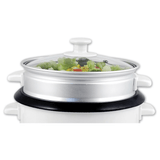 Better Chef 5-Cup - 10-Cup Cooked - Rice Cooker with Steamer and Non-Stick Pot by Jupiter Gear Home