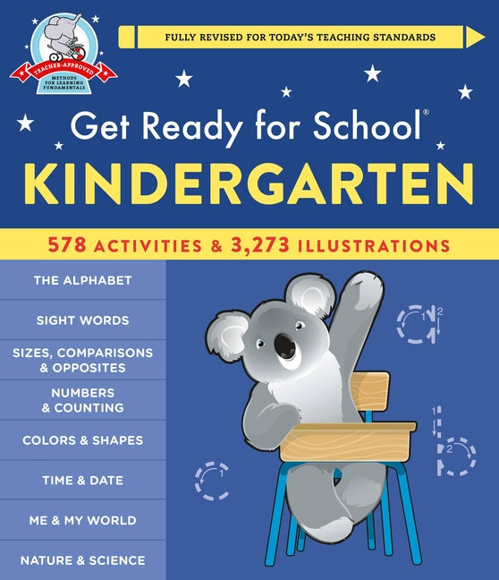 Get Ready for School: Kindergarten (Revised & Updated) - Spiral by Books by splitShops