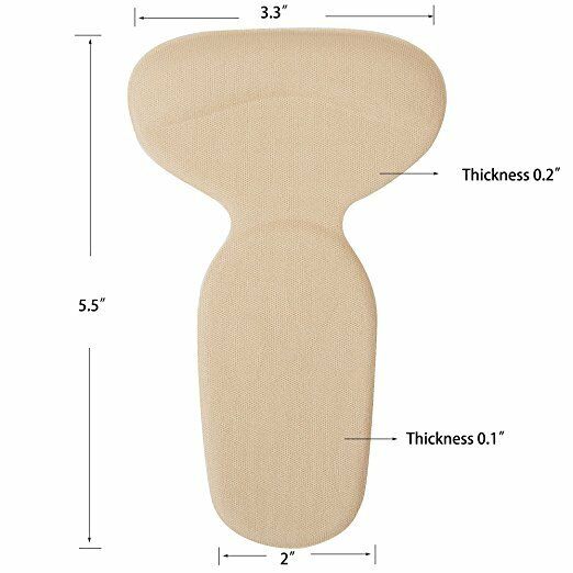 2Pairs High Heel Liner Grip Cushion Protector Foot Shoe Insole Pad Silicone Gel by Plugsus Home Furniture