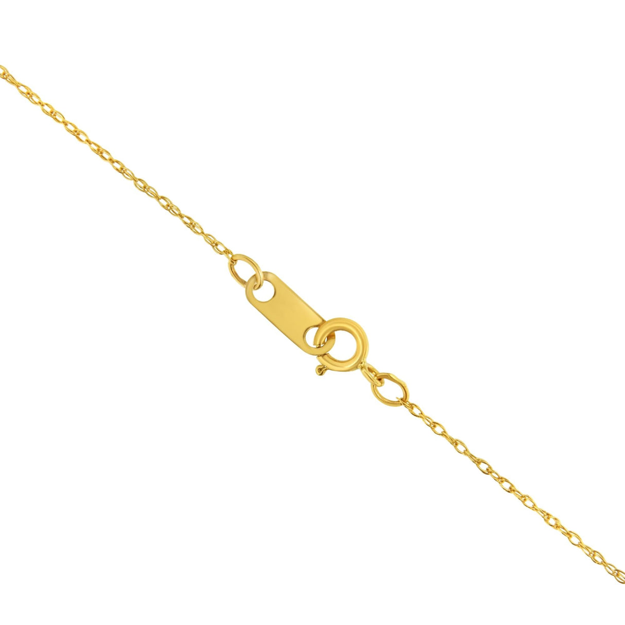 10K Gold 0.5 mm Slender & Dainty Fine Rope Chain Necklace by Infinite Jewels