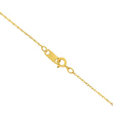 10K Gold 0.5 mm Slender & Dainty Fine Rope Chain Necklace by Haus of Brilliance